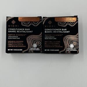 Viori Native Essence Hair Conditioner Bar Unscented 2 Pack